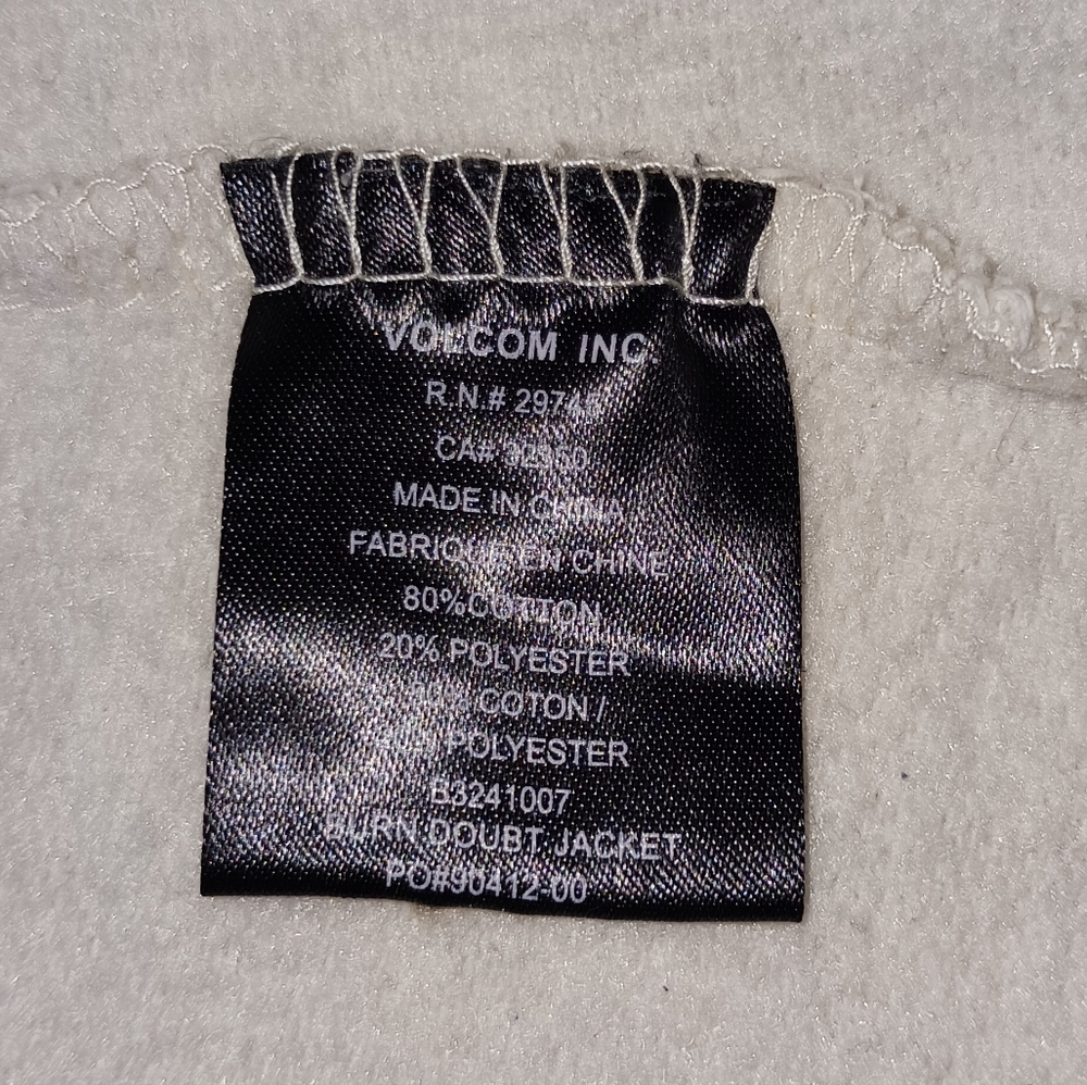 Volcom Cream Military Style Shacket - Picture 10 of 11